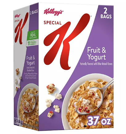 Special K Cereal, Fruit and Yogurt (37 oz , 2 pk)
