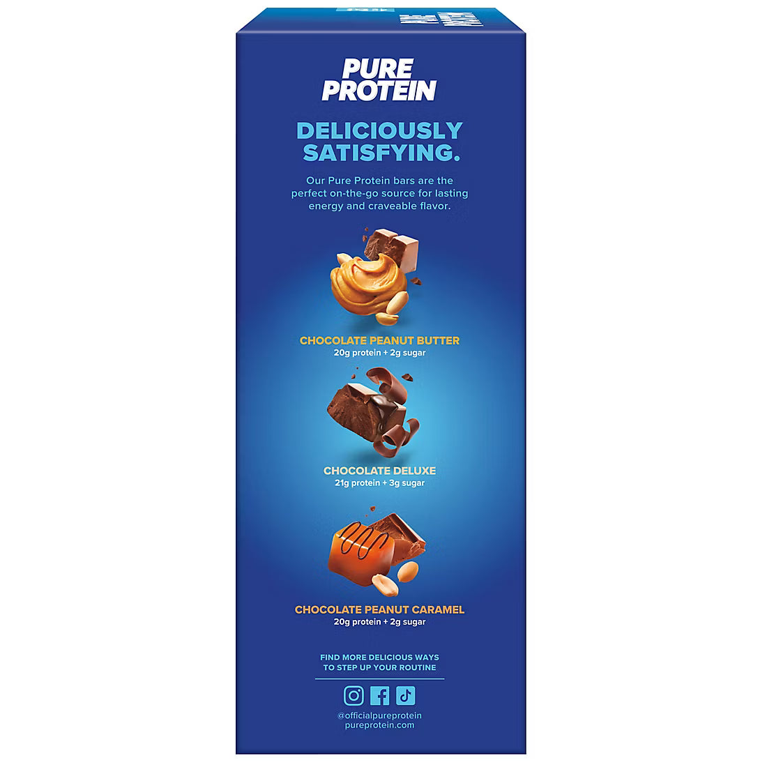 Pure Protein Bars Gluten Free, Chocolate Variety Pack (23 ct)