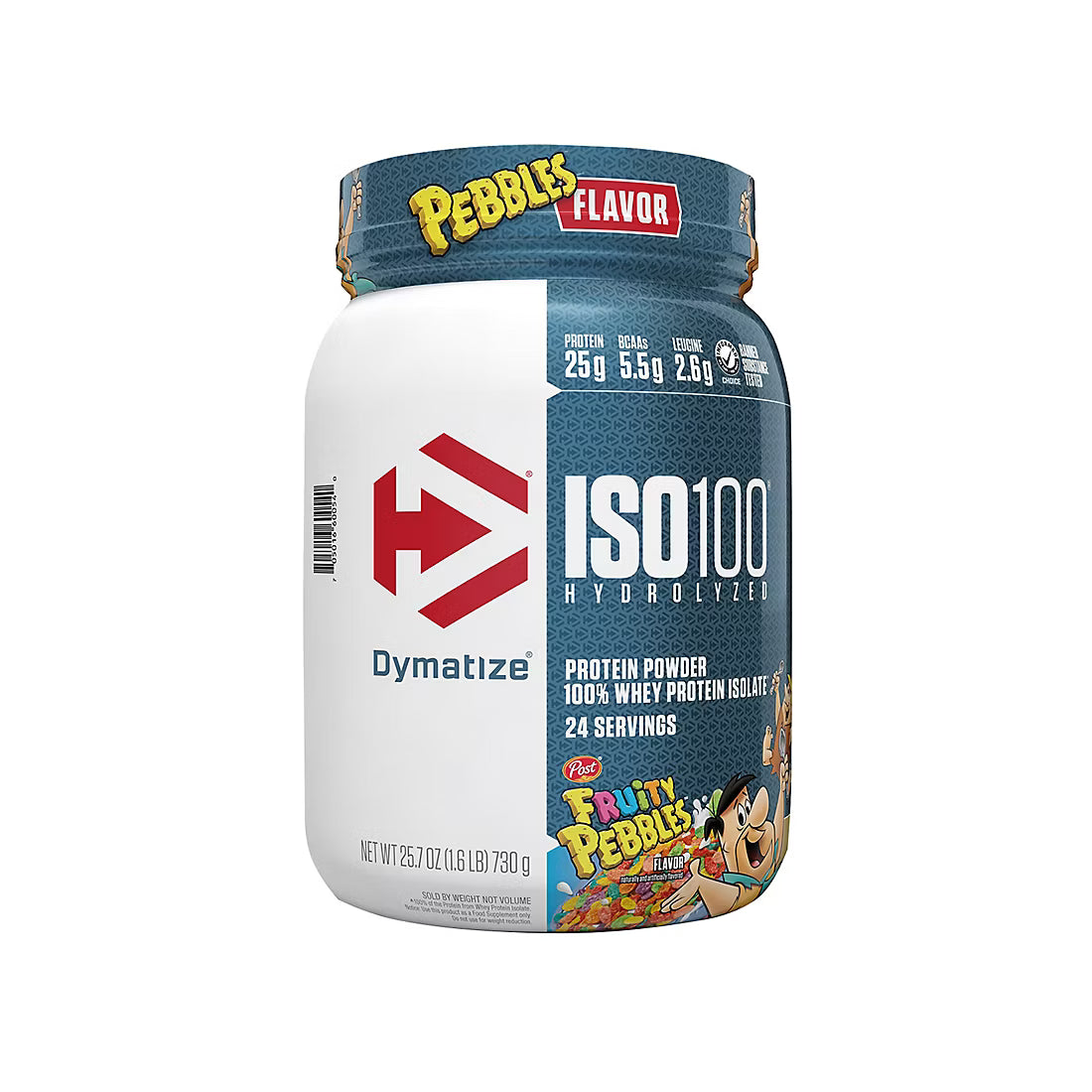 Dymatize ISO100 Hydrolyzed 25g 100% Whey Protein Powder, Fruity Pebbles (1.6 lbs)