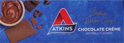 Atkins Protein Wafer Crisps, Chocolate Creme (18 ct )