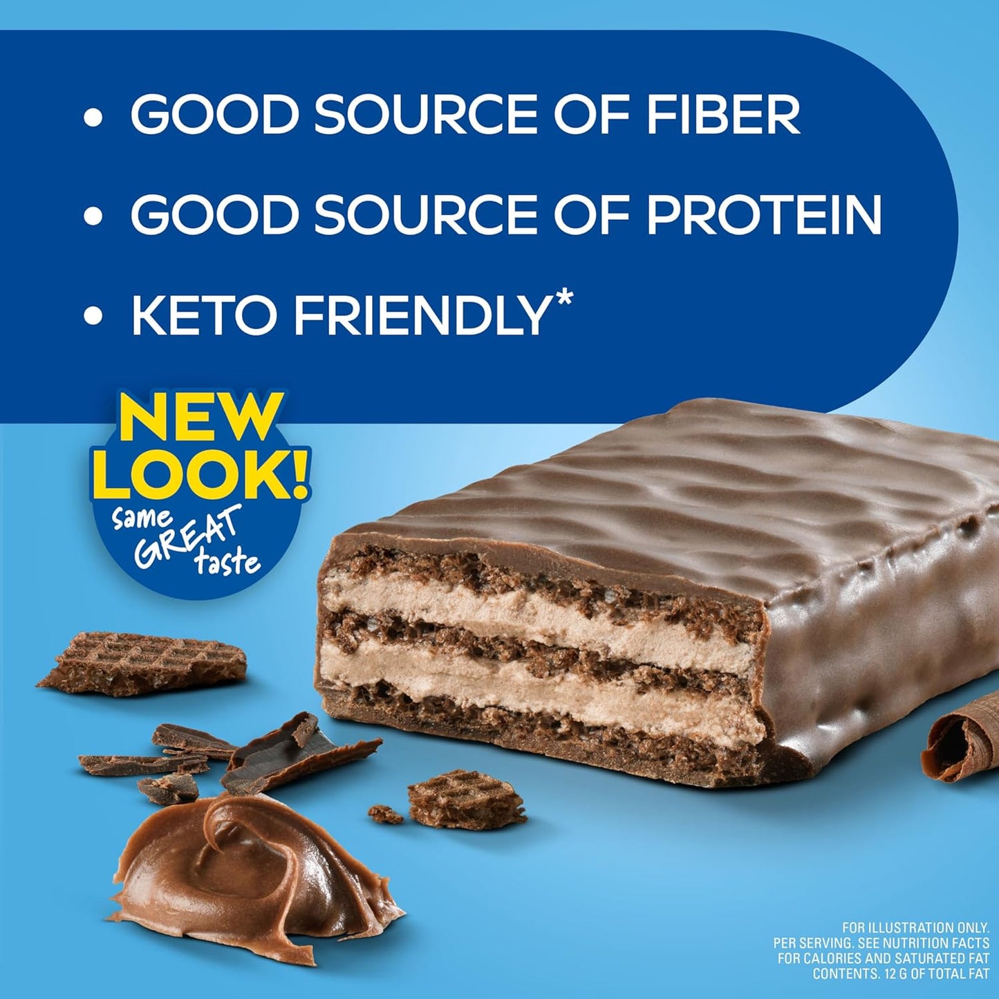 Atkins Protein Wafer Crisps, Chocolate Creme (18 ct )