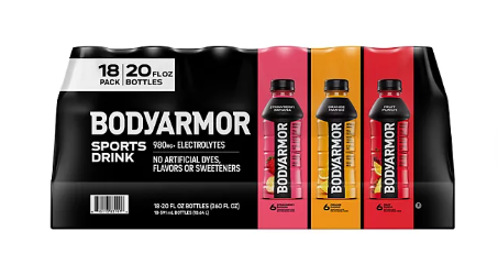 BODYARMOR Zero Sports Drink Variety Pack (20 fl. oz , 18 pk)