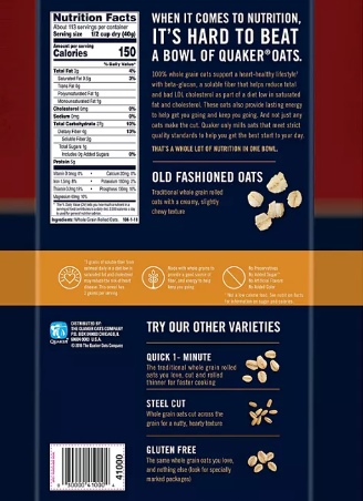 Member's Mark Old Fashioned Rolled Oats (10 lbs)