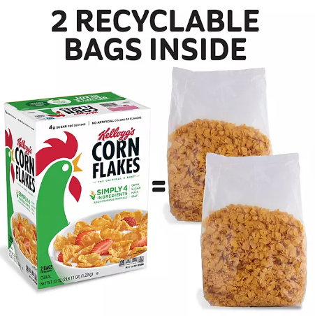 Kellogg's Corn Flakes (43 oz, 2 pk)