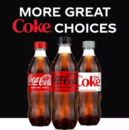 Coca-Cola Zero Sugar (16.9 fl oz, 24 pk)