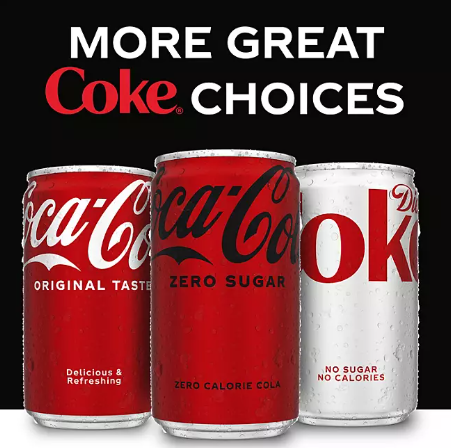 Coca-Cola Zero Sugar Mini Cans (7.5 fl. oz , 30 pk)