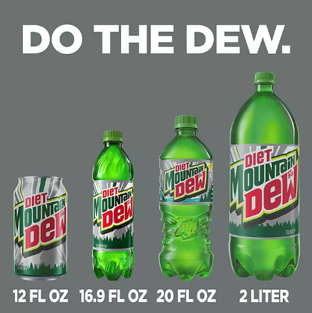 Diet Mountain Dew (16.9 fl. oz, 24 pk)