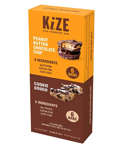 KiZE Life Changing Bar Variety Pack (12 ct)