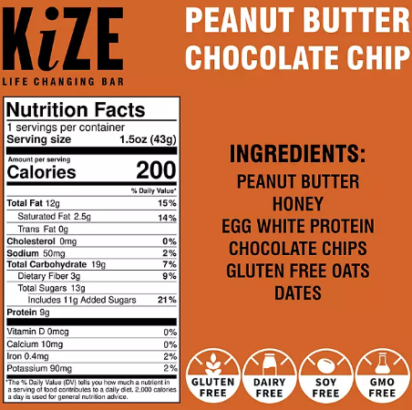 KiZE Life Changing Bar Variety Pack (12 ct)