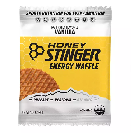 Honey Stinger Organic Waffle Box Pack, Vanilla (12 ct)