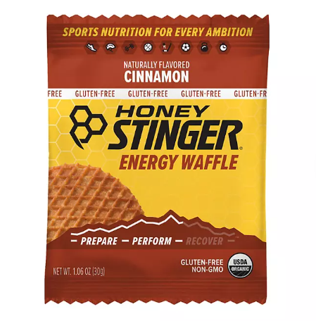 Honey Stinger Gluten Free Waffle Box Pack, Cinnamon (12 ct)