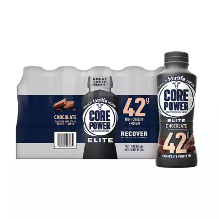 Fairlife Core Power Elite 42g Protein Shake, Chocolate (14 fl. oz , 10 pk)