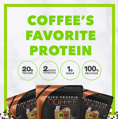 Chike Iced Coffee 20g Whey Protein Powder, Mocha (27.1 oz)