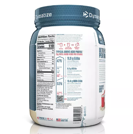 Dymatize ISO100 Hydrolyzed 25g 100% Whey Protein Powder, Gourmet Vanilla (1.6 lbs)