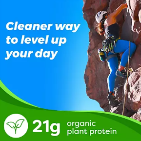 Orgain Organic 21g Plant-Based Protein Powder + Superfoods, Vanilla (2.7 lbs)