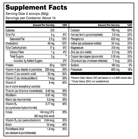Muscle Milk Pro Series 50g Whey Protein Powder, Knockout Chocolate (2.54 lbs)