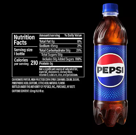 Pepsi Cola (16.9 fl oz, 24 pk)